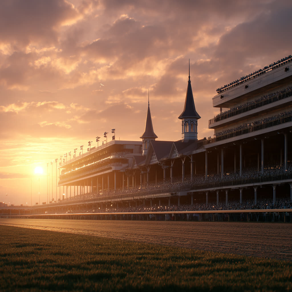 Churchill Downs twin spires